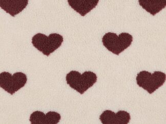 Teddy Jacquard Hart - Rosewood