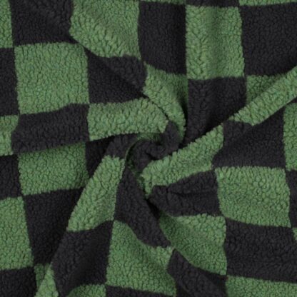 Teddy Jacquard Ruit - Groen - Afbeelding 3