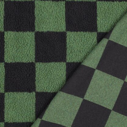 Teddy Jacquard Ruit - Groen - Afbeelding 4