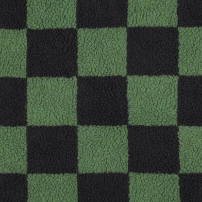 Teddy Jacquard Ruit - Groen