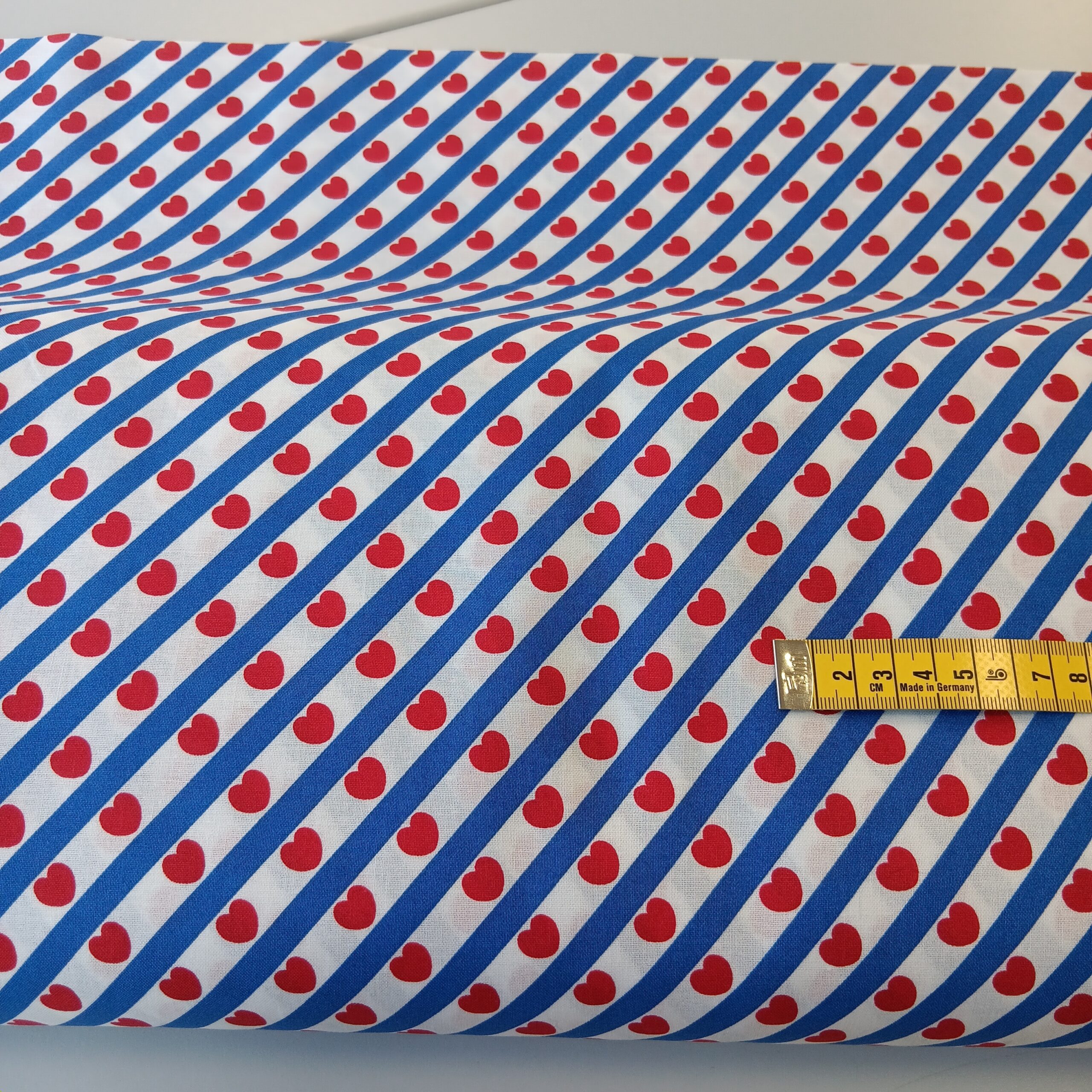 Katoenen Poplin - Friese Vlag klein