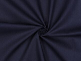 Katoenen Poplin - Marineblauw