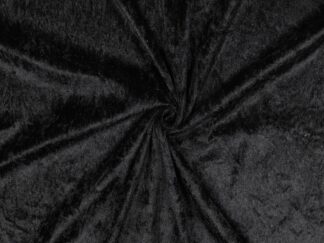 Velour de Panne - Zwart